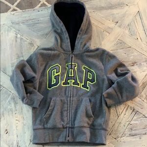 GAP KIDS Fleece zip up hoodie size XS